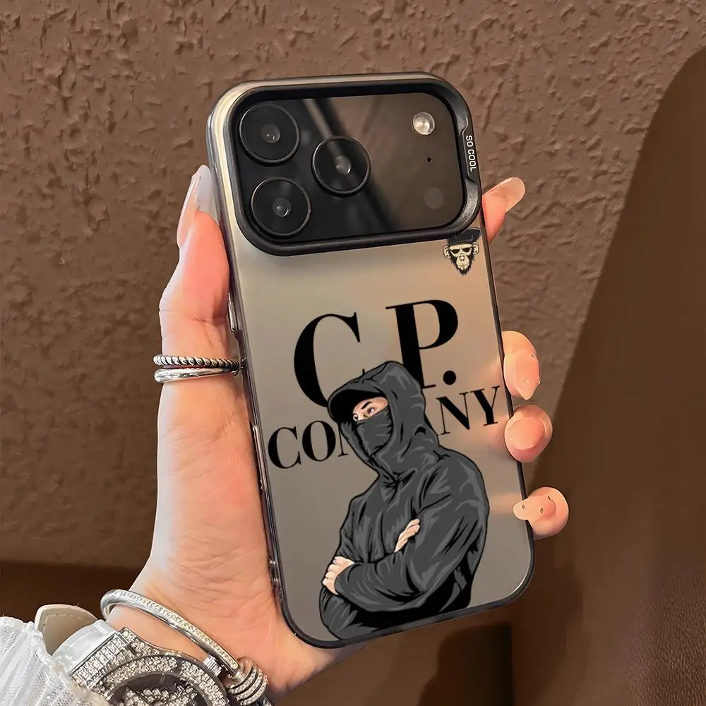 C-ComPanys-luxury-C-Cp Phone Case Colored Silver Trendy Phone Case For IPhone 17 Air 16 15 14 13 12 Pro Max 11 Couple
