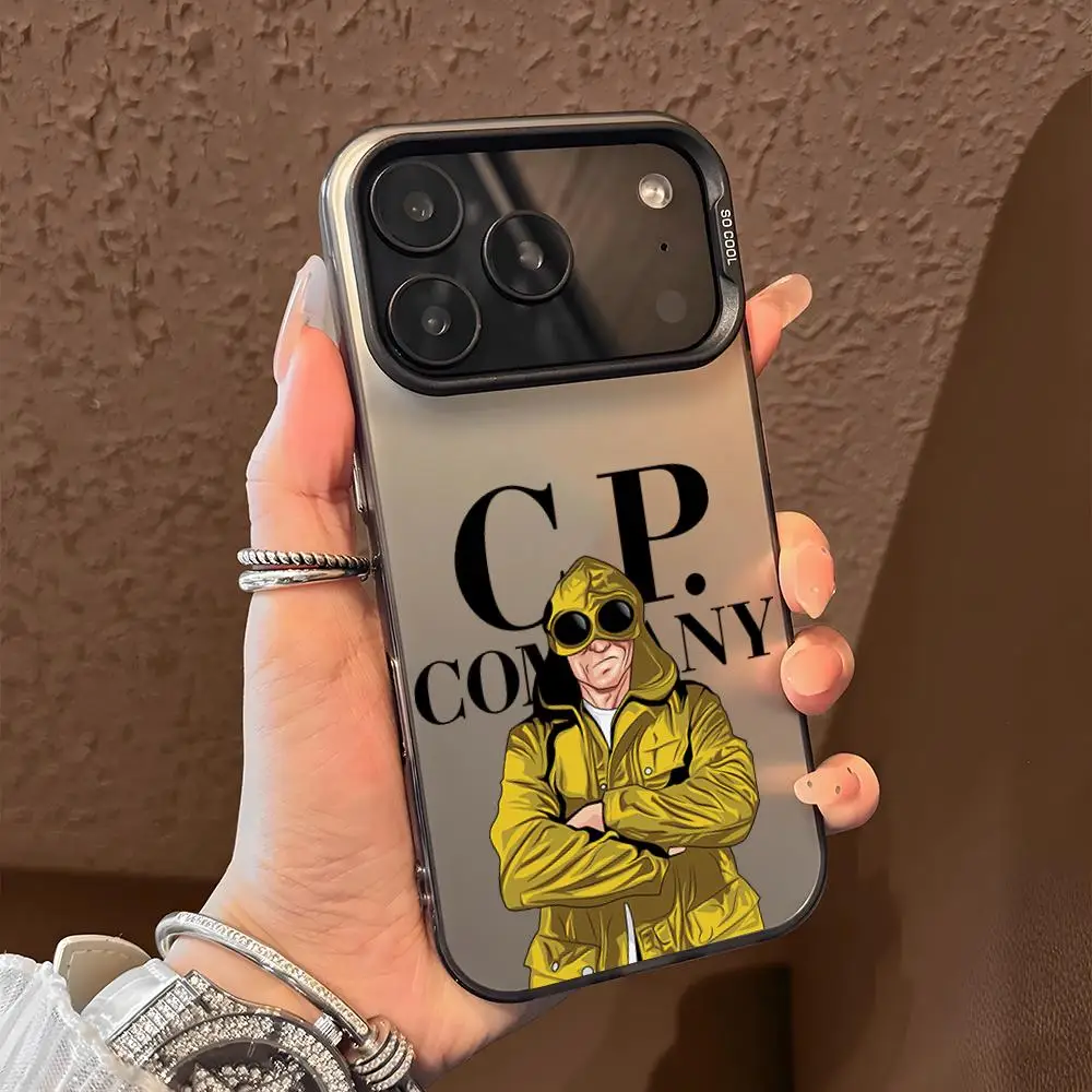 C-ComPanys-luxury-C-Cp Phone Case Colored Silver Trendy Phone Case For IPhone 17 Air 16 15 14 13 12 Pro Max 11 Couple