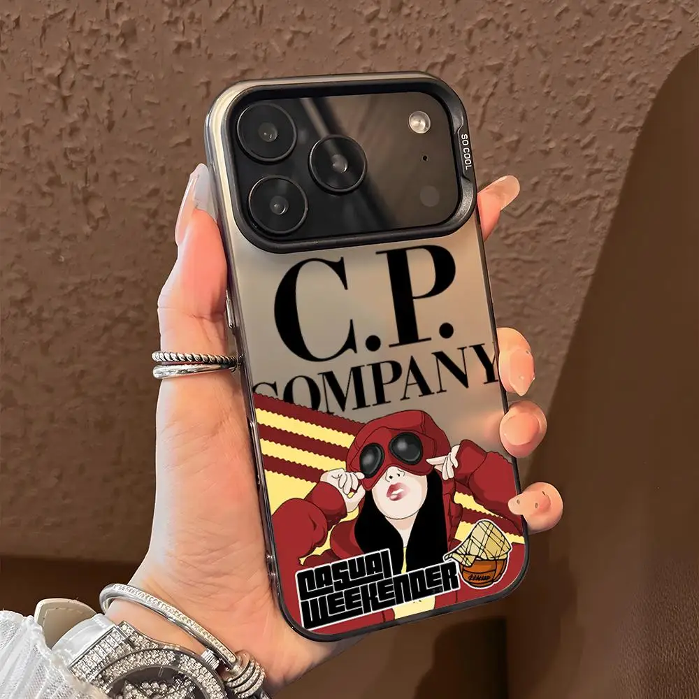 C-ComPanys-luxury-C-Cp Phone Case Colored Silver Trendy Phone Case For IPhone 17 Air 16 15 14 13 12 Pro Max 11 Couple