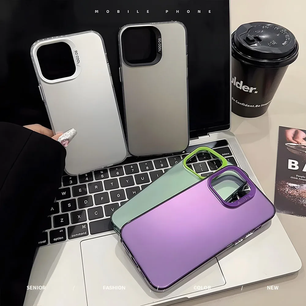 C-ComPanys-luxury-C-Cp Phone Case Colored Silver Trendy Phone Case For IPhone 17 Air 16 15 14 13 12 Pro Max 11 Couple