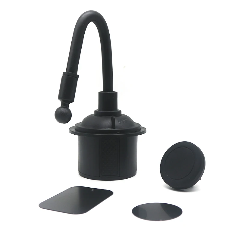Magnetic Cup Holder Phone Mount Flexible Gooseneck Arm Car Cup Phone Holder Strong Magnets Mount for All Cellphones