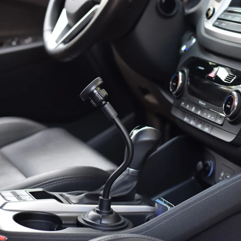 Magnetic Cup Holder Phone Mount Flexible Gooseneck Arm Car Cup Phone Holder Strong Magnets Mount for All Cellphones