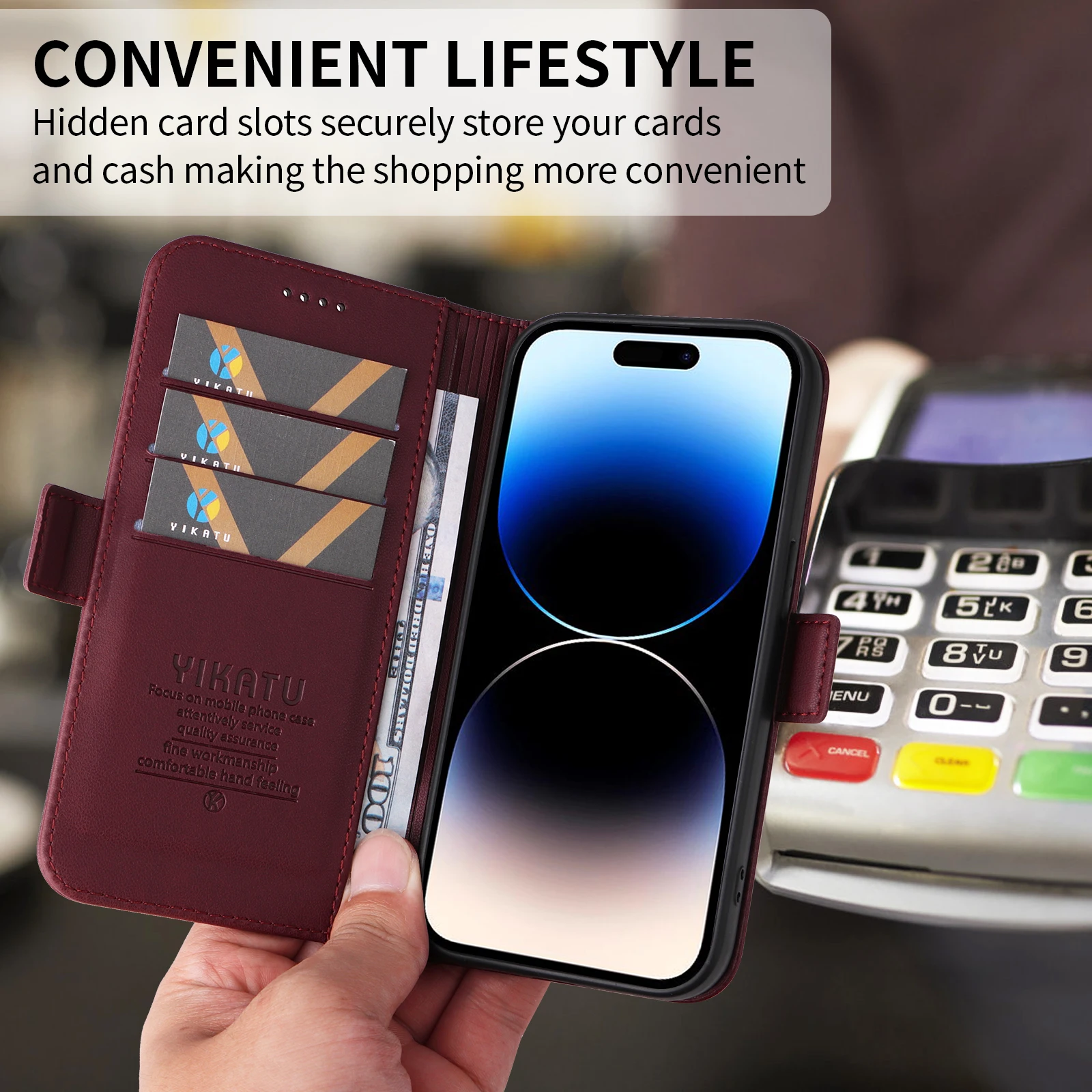 Skin Friendly Magnetic Wallet Leather Case For Motorola G85 5G G84 G75 G64 G55 G54 EU G45 G35 G34 G32 G24 G15 G05 G04S G04 Cover