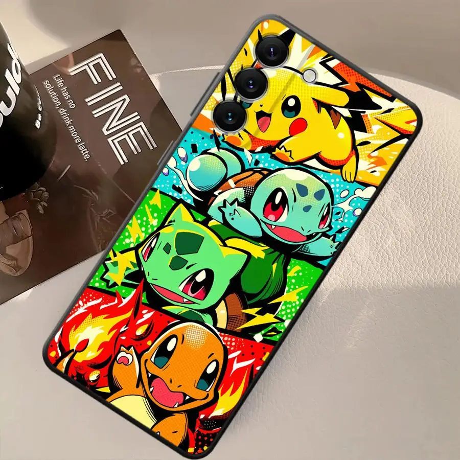 Cartoon Hot Pokemon Funda Phone Cover Case for Samsung Galaxy A04 A13 A20 A70 A17 A16 A40 A12 A15 A06 A05 A50