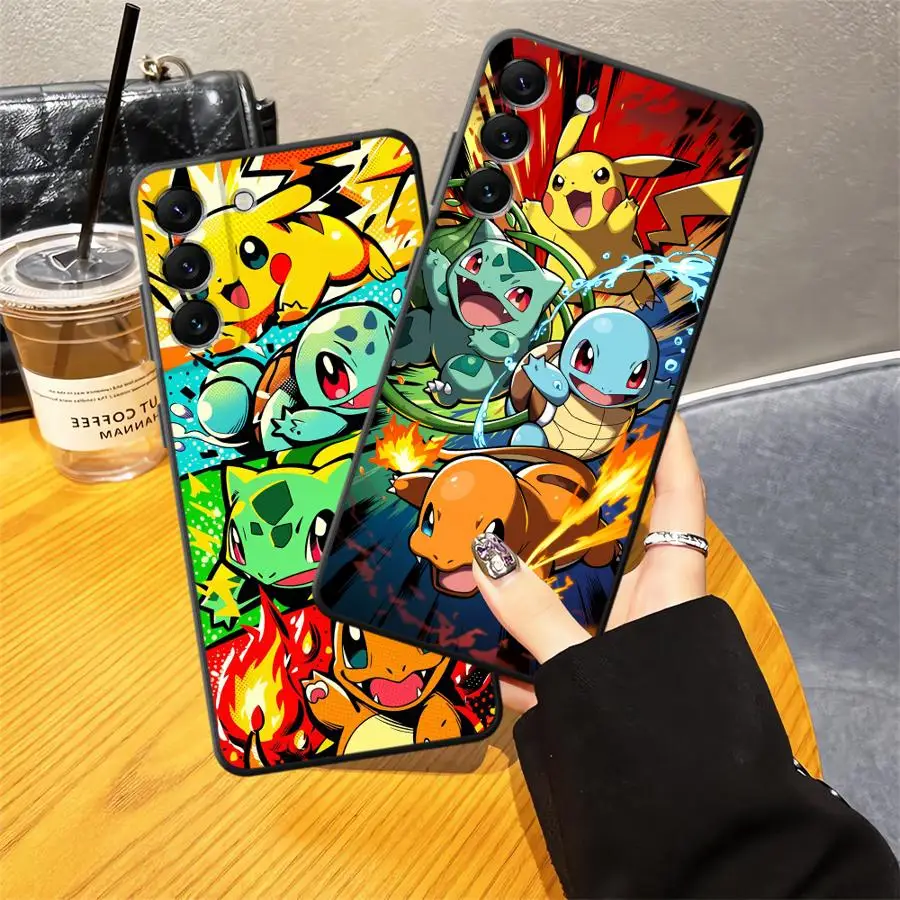 Cartoon Hot Pokemon Funda Phone Cover Case for Samsung Galaxy A04 A13 A20 A70 A17 A16 A40 A12 A15 A06 A05 A50