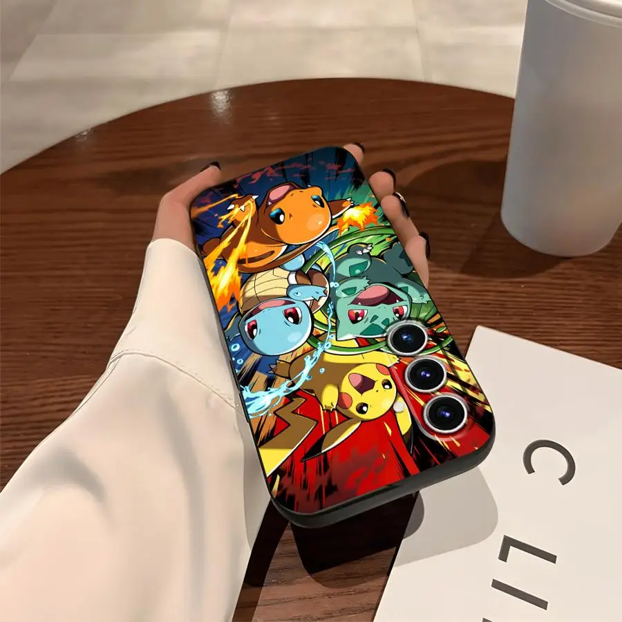 Cartoon Hot Pokemon Funda Phone Cover Case for Samsung Galaxy A04 A13 A20 A70 A17 A16 A40 A12 A15 A06 A05 A50