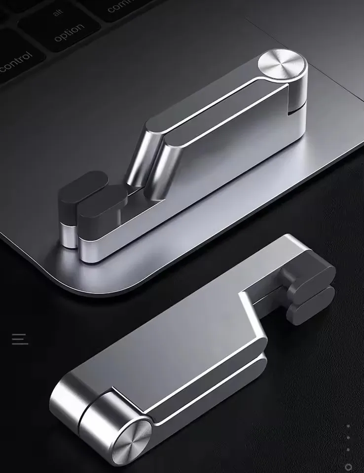 Fashion Universal All Aluminum Alloy Folding Mobile Phone Bracket Desktop Foldable Stand For E-Reader Tablet Portable Holder