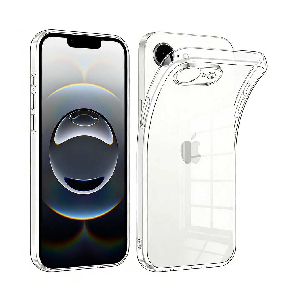 Transparent Soft Case For iPhone 17e 16e 17 16 e Clear Ultra Thin Silicone Back Cover For iPhone17e iPhone16e Shell Shockproof