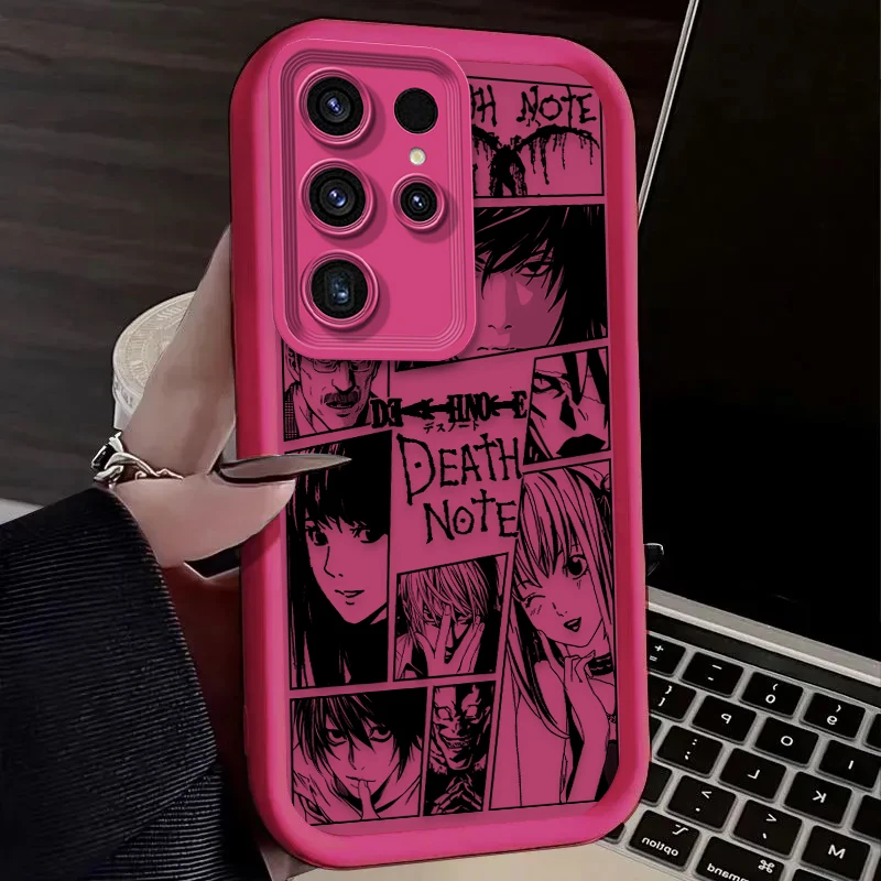 Death Note Amane Misa Phone Case For Samsung Galaxy S24 S25 S23 Ultra S22 S21 Plus FE A36 A56 A26 A16 A06 A25 A35 A55 5G Cover