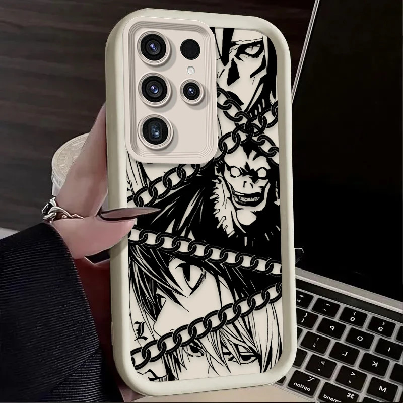 Death Note Amane Misa Phone Case For Samsung Galaxy S24 S25 S23 Ultra S22 S21 Plus FE A36 A56 A26 A16 A06 A25 A35 A55 5G Cover