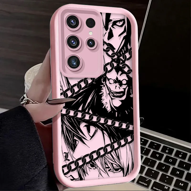 Death Note Amane Misa Phone Case For Samsung Galaxy S24 S25 S23 Ultra S22 S21 Plus FE A36 A56 A26 A16 A06 A25 A35 A55 5G Cover