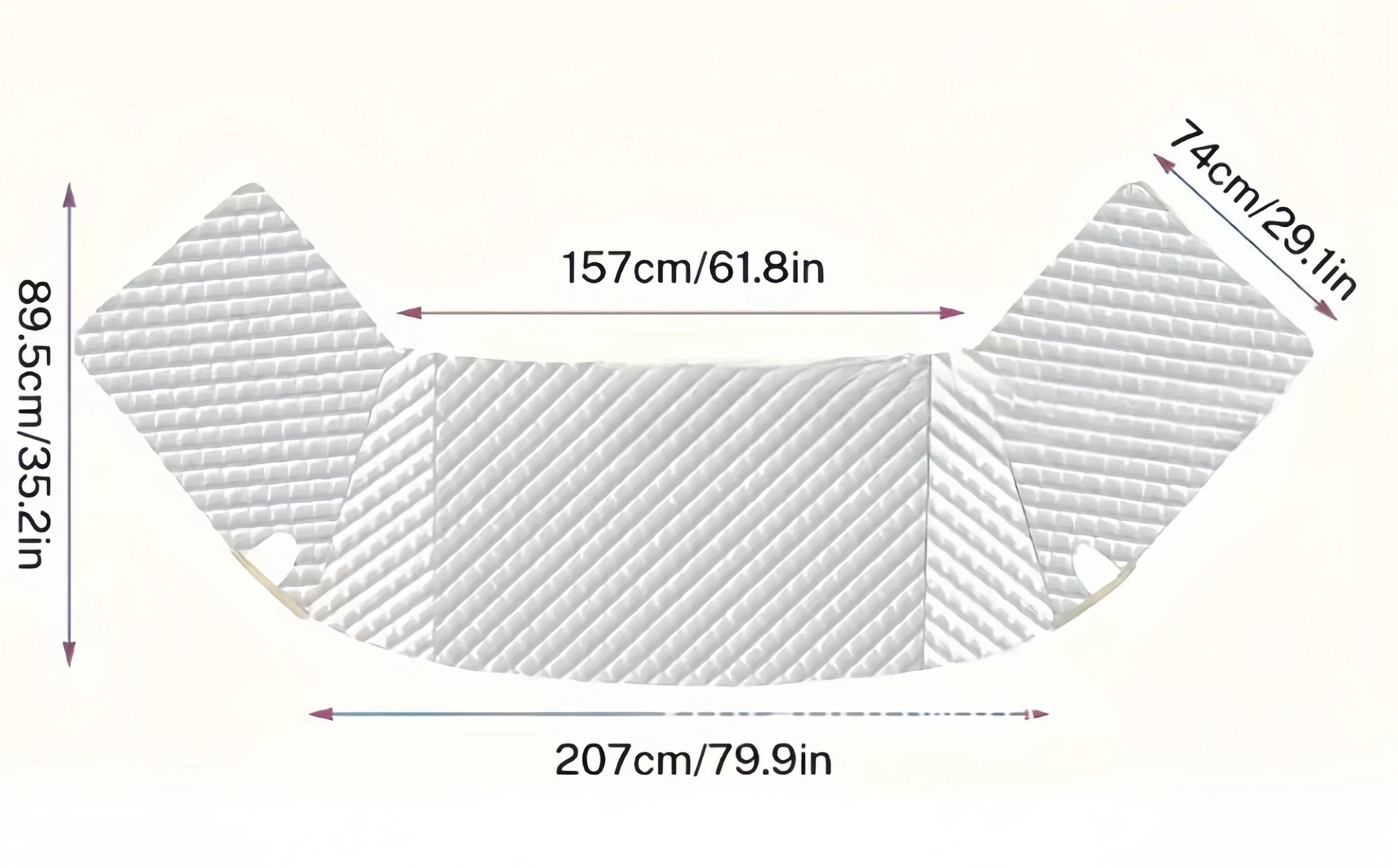Car Windshield Cover Magnetic UV Protection Sunshade Frost Snow Dust Rain Guard for SUV Truck RV Auto Universal Fit All-season