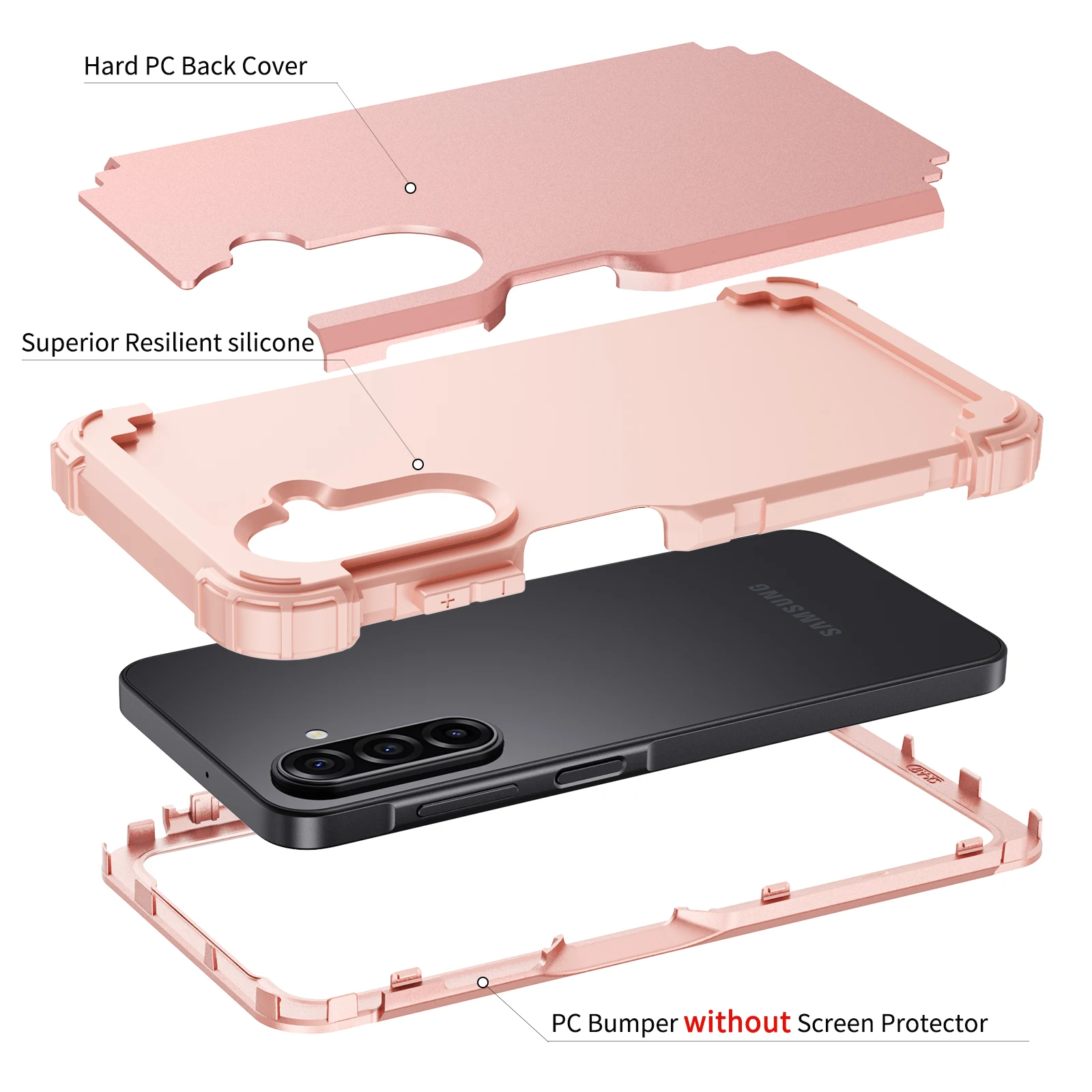 Heavy Duty Hybrid Sturdy Armor Defender High Impact Shockproof Protective Case For Samsung Galaxy A17 5G Cover 2025