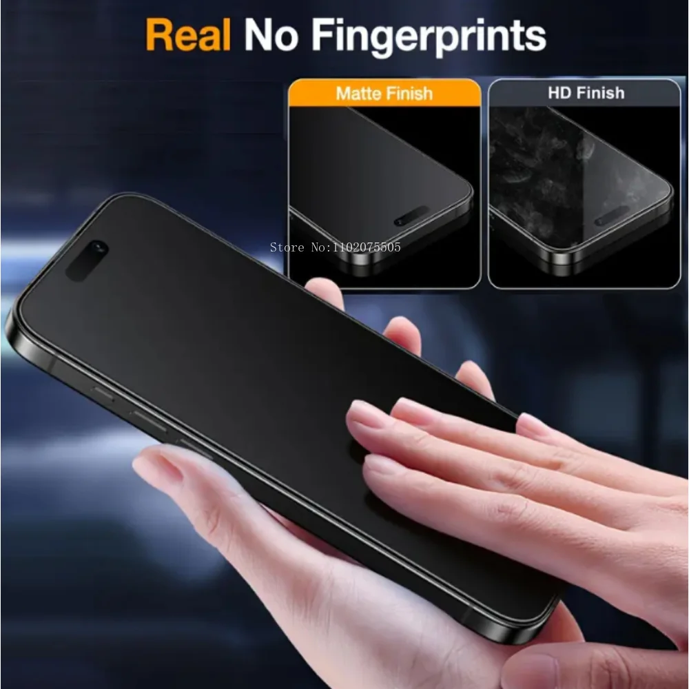 5in1 Matte Screen Protector Anti-Fingerprint +Camera Lens Suitable for iPhone 16 Pro Max/16 Pro/16 Plus/16/16e/17Air/17Pro Max