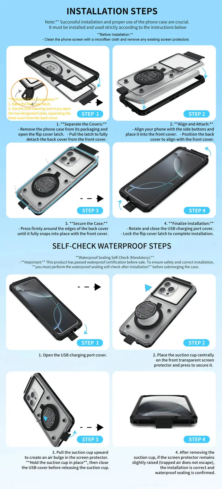 Universal Waterproof Case For Xiaomi 17T Pro 5G Seal Cover Mi 15 Ultra 17 14 13 15T 14T 13T 12T 11T Pro 11 Lite 12X 15T Capa