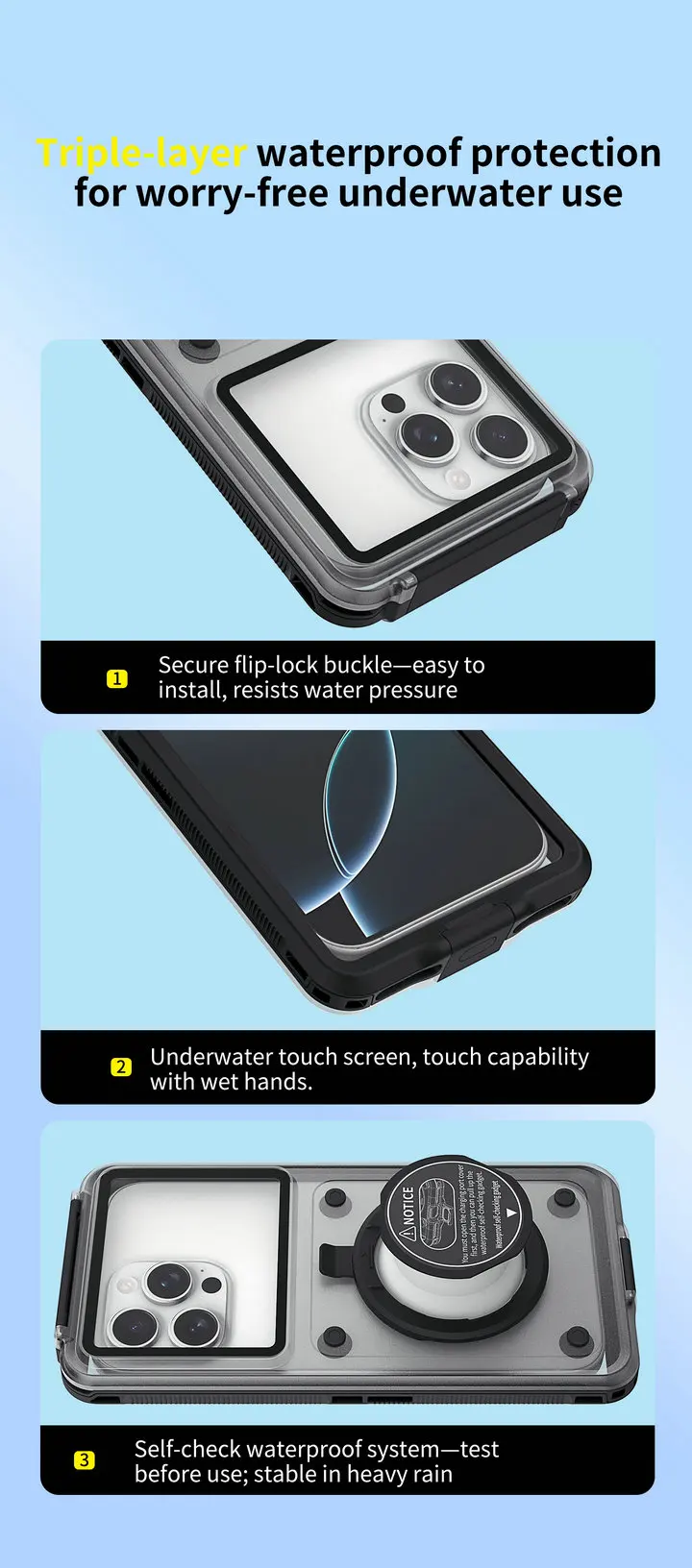 Universal Waterproof Case For Xiaomi 17T Pro 5G Seal Cover Mi 15 Ultra 17 14 13 15T 14T 13T 12T 11T Pro 11 Lite 12X 15T Capa