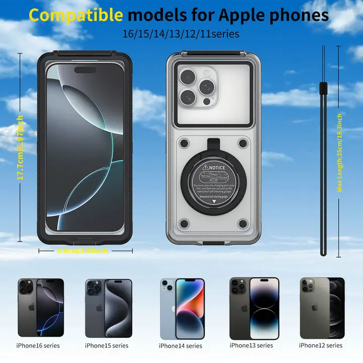 Universal Waterproof Case For Xiaomi 17T Pro 5G Seal Cover Mi 15 Ultra 17 14 13 15T 14T 13T 12T 11T Pro 11 Lite 12X 15T Capa