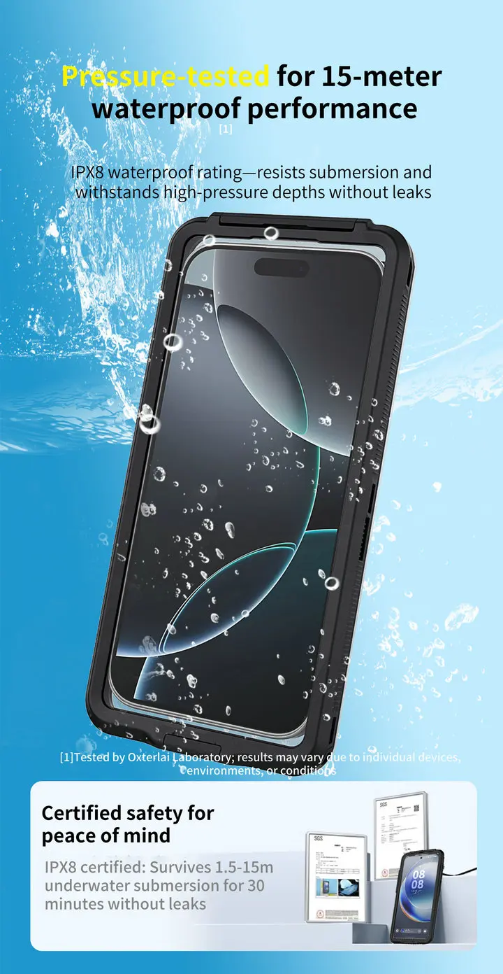 Universal Waterproof Case For Xiaomi 17T Pro 5G Seal Cover Mi 15 Ultra 17 14 13 15T 14T 13T 12T 11T Pro 11 Lite 12X 15T Capa