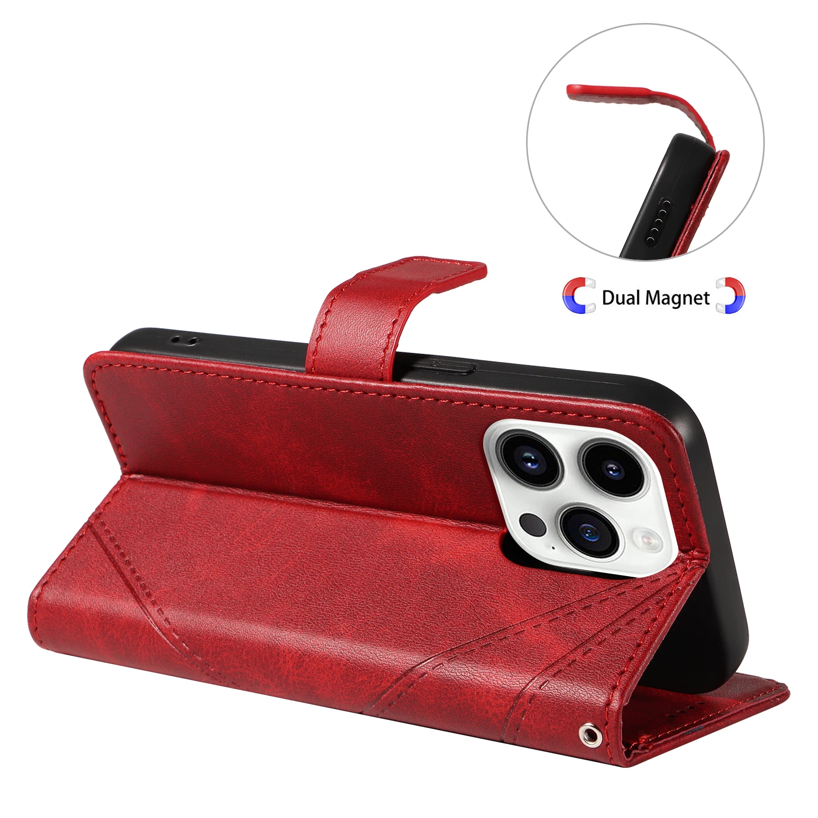 For Xiaomi Magnetic Wallet Leather Case 15 15T 14 14T 13 13T Ultra 5G 12T 11T Pro 11i 10T Lite Mix 4 Anti Theft Brush Flip Cover