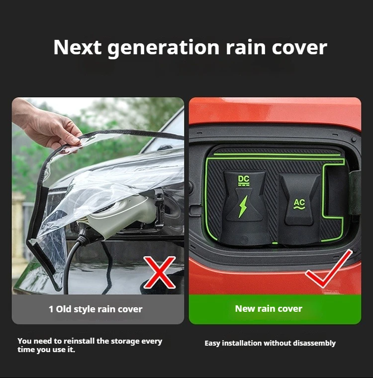 Charging Gun Rain Cover for BYD Sealion 05DM 05EV Sealion 06 07DMI 07EV New Energy Car Charging Port Waterproof Protector Cover