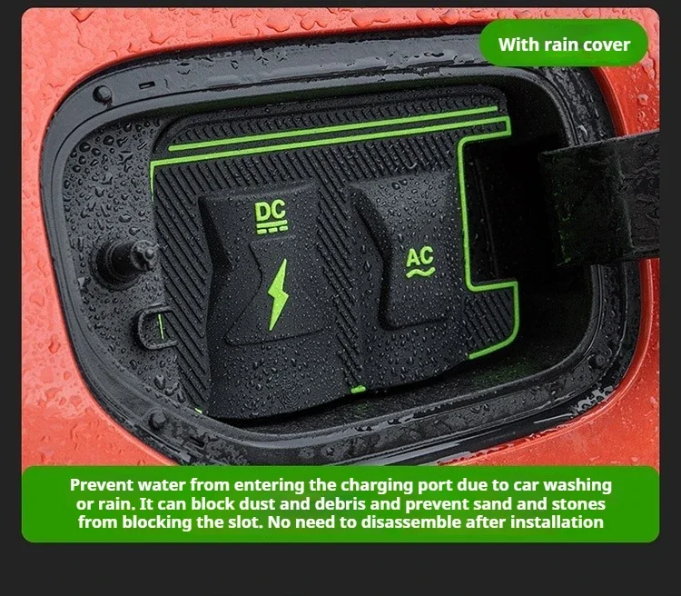 Charging Gun Rain Cover for BYD Sealion 05DM 05EV Sealion 06 07DMI 07EV New Energy Car Charging Port Waterproof Protector Cover