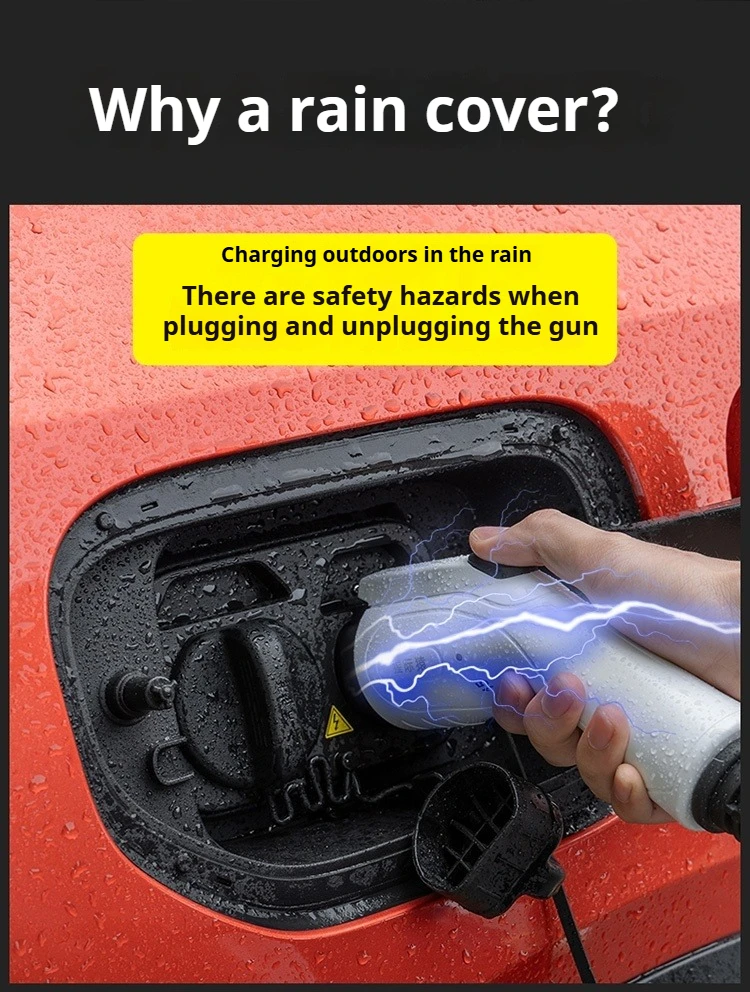 Charging Gun Rain Cover for BYD Sealion 05DM 05EV Sealion 06 07DMI 07EV New Energy Car Charging Port Waterproof Protector Cover