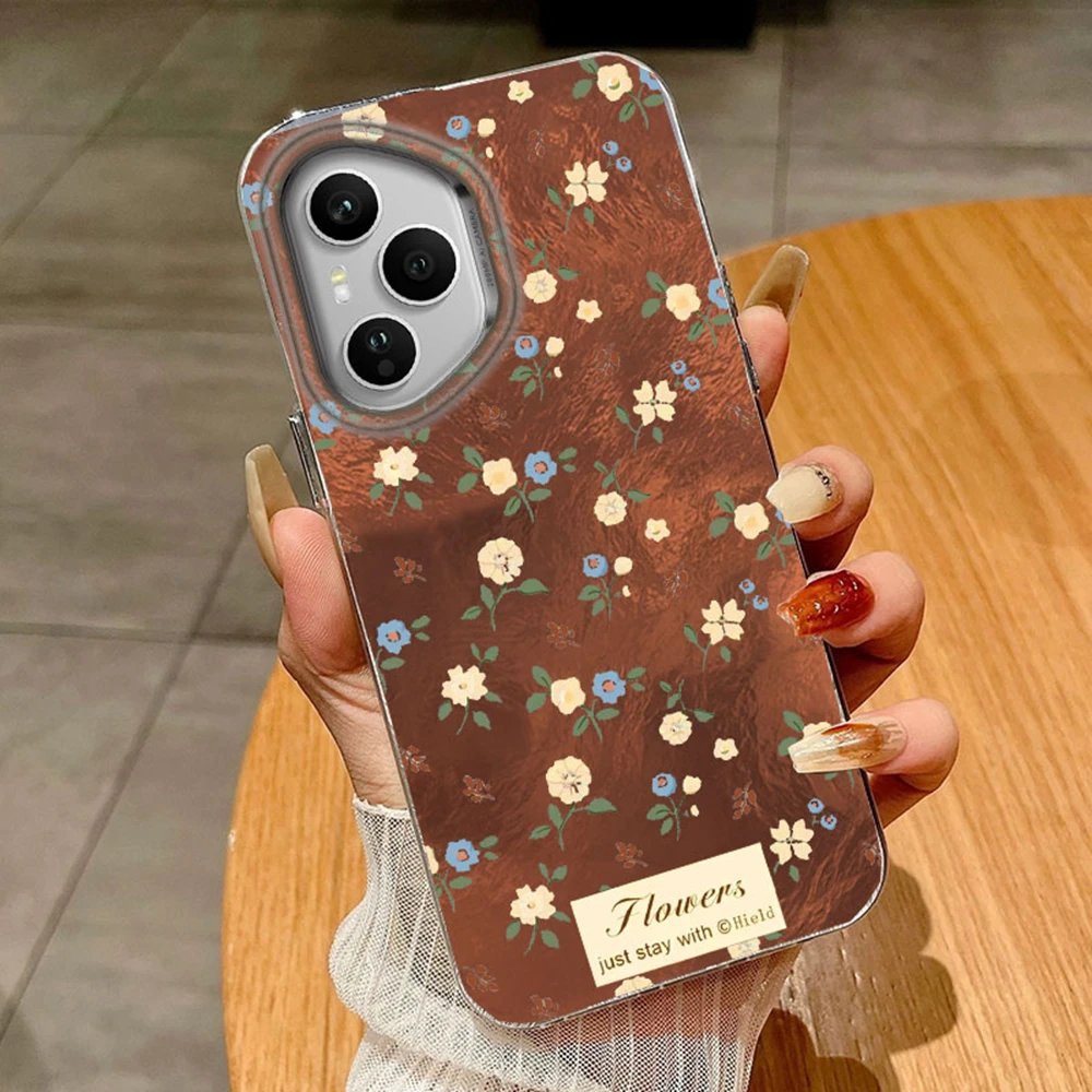 Cute Tulip Yellow Floral Phone Case for Honor 400 200 Smart Pro Magic7 6 5 70 Lite X9a X9c X9b X8b X8a X8c X7c X7b X6c X6b Cover