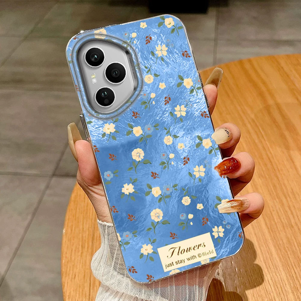Cute Tulip Yellow Floral Phone Case for Honor 400 200 Smart Pro Magic7 6 5 70 Lite X9a X9c X9b X8b X8a X8c X7c X7b X6c X6b Cover