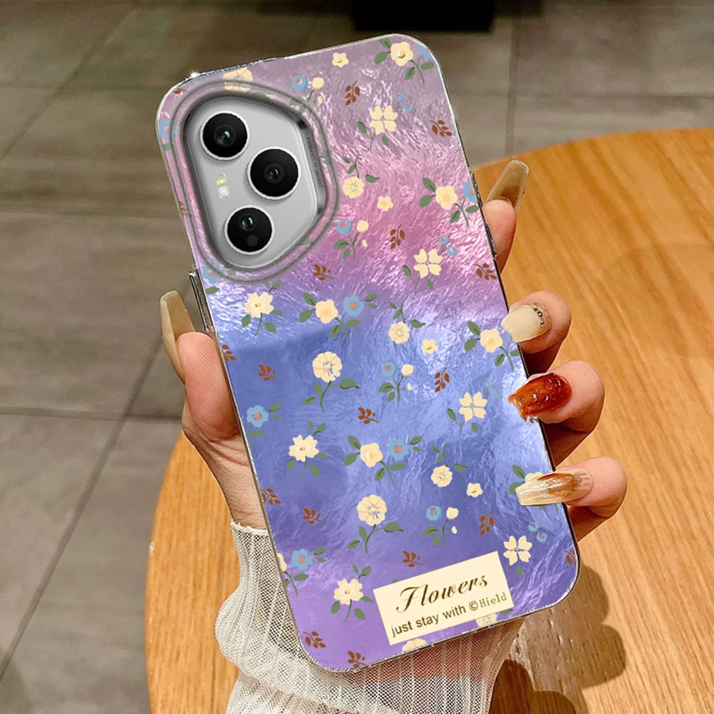 Cute Tulip Yellow Floral Phone Case for Honor 400 200 Smart Pro Magic7 6 5 70 Lite X9a X9c X9b X8b X8a X8c X7c X7b X6c X6b Cover