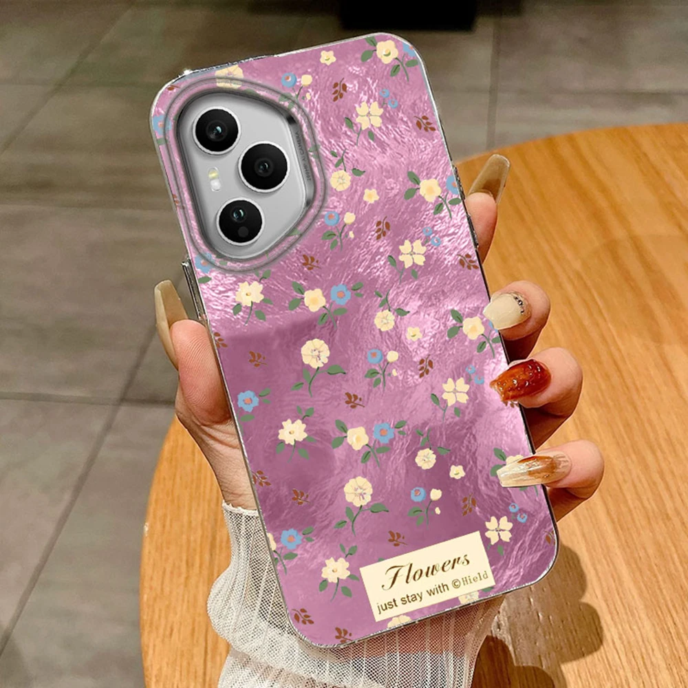 Cute Tulip Yellow Floral Phone Case for Honor 400 200 Smart Pro Magic7 6 5 70 Lite X9a X9c X9b X8b X8a X8c X7c X7b X6c X6b Cover