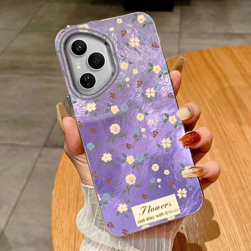 Cute Tulip Yellow Floral Phone Case for Honor 400 200 Smart Pro Magic7 6 5 70 Lite X9a X9c X9b X8b X8a X8c X7c X7b X6c X6b Cover