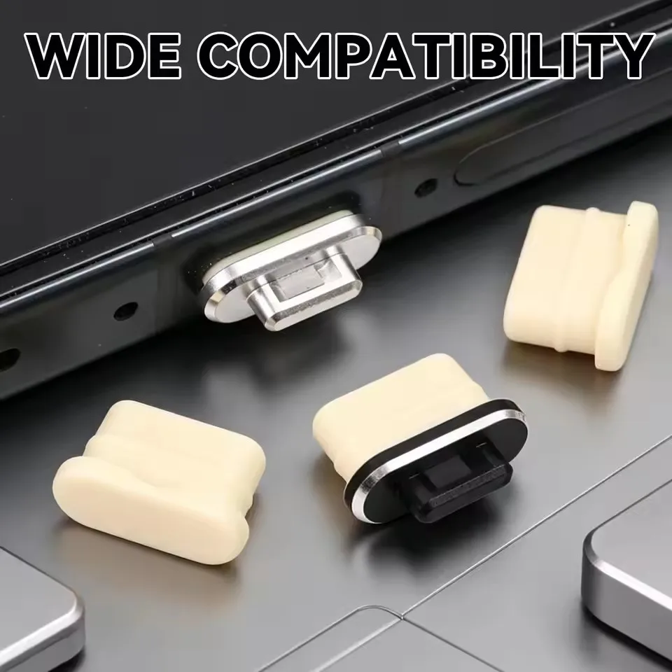 Type C DIY Dust Plug Universal USB-C Charging Port Protectors Caps for IPhone Samsung Xiaomi Google Type-c Dustplugs Stopper