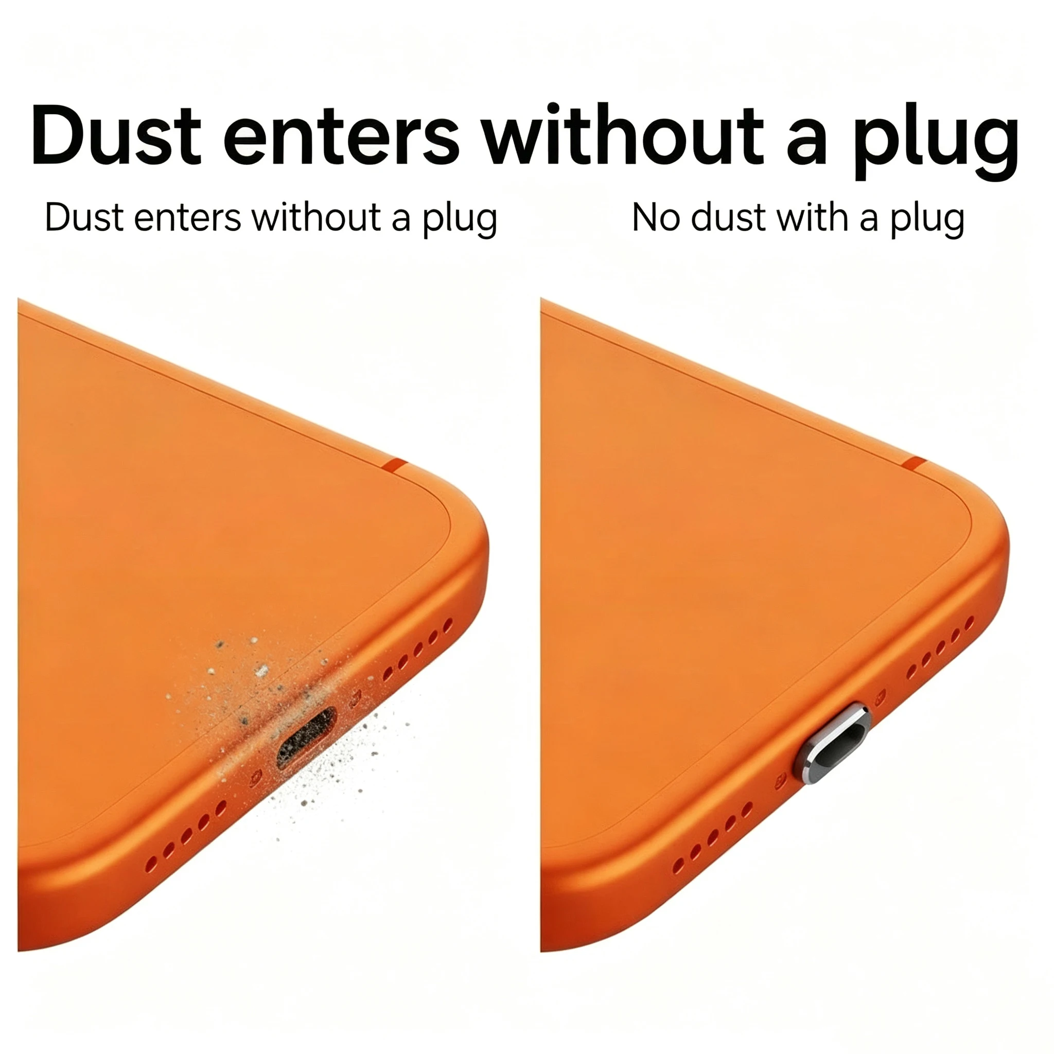 Type C DIY Dust Plug Universal USB-C Charging Port Protectors Caps for IPhone Samsung Xiaomi Google Type-c Dustplugs Stopper