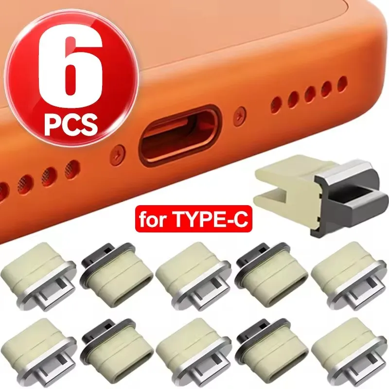 Type C DIY Dust Plug Universal USB-C Charging Port Protectors Caps for IPhone Samsung Xiaomi Google Type-c Dustplugs Stopper