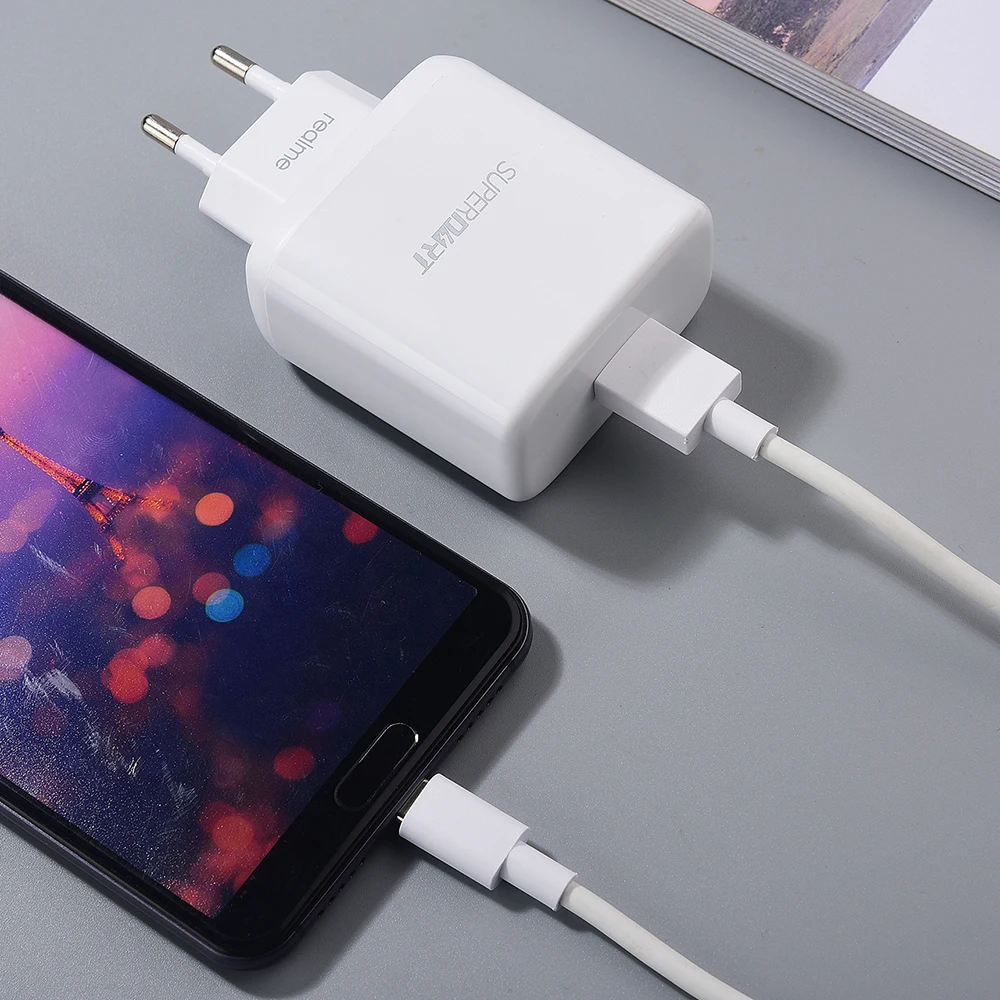 Realme 65W EU Superdart Fast Charger Adapter 100CM USB Type C Cable for Realme 14 13 9 8 7 Pro Plus X50 X7 X9 Q2 GT2 GT Neo 2 2T