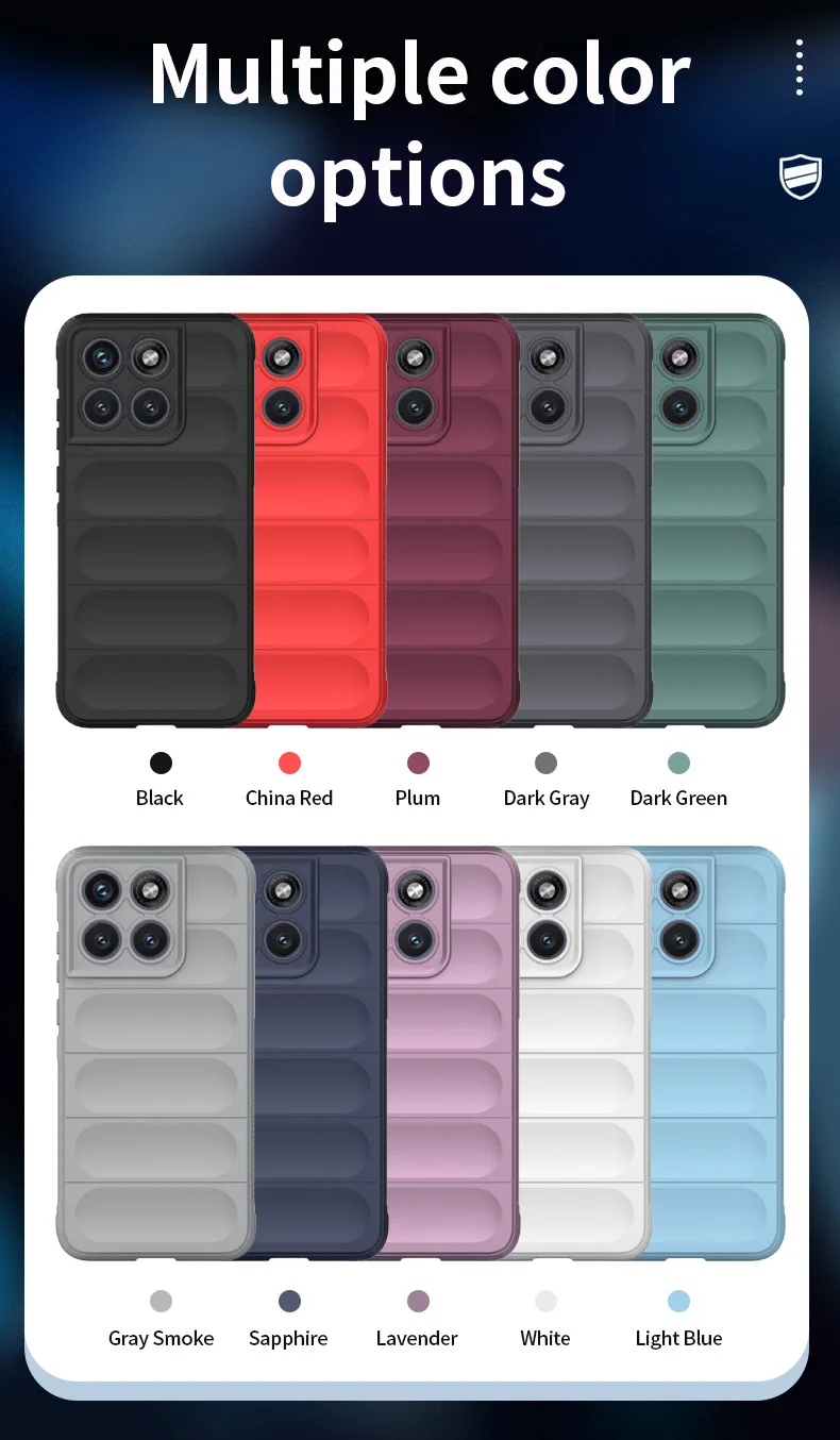 360 Full Coverage Protect Case for Moto Edge 70 Fusion 60 Neo 50 70 Air Pro G67 G77 G06 G86 Power Airbag Anti-drop Protect Cover