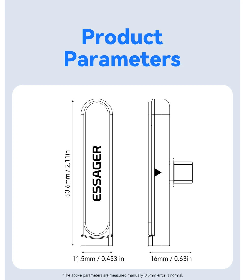 Essager 240W 2-in-1 Fast Charging OTG Adapter with Foldable Stand Type-C Male to Type-C Female Converter For iPhone 17 16 15 Pro