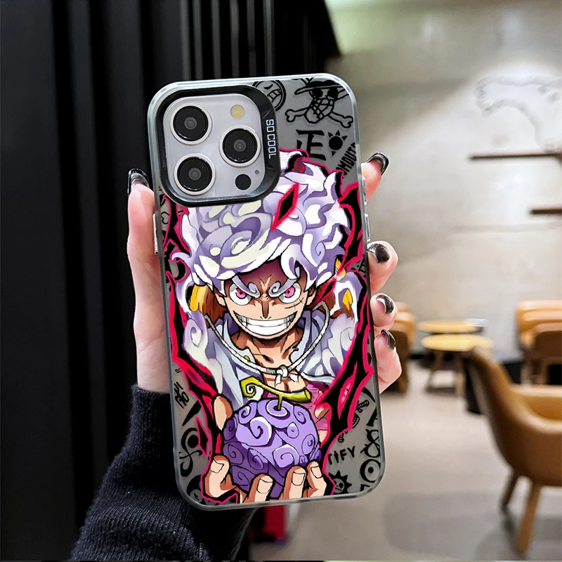 Hot Anime ONE PIECE MONKEY D LUFFY Phone Case for iPhone 12 17 Air Pro Max 16 15 11 14 13 Pro Max XS X XR Plus 8 7 SE 2020 Cover