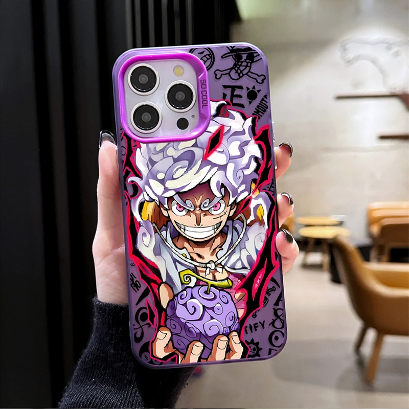 Hot Anime ONE PIECE MONKEY D LUFFY Phone Case for iPhone 12 17 Air Pro Max 16 15 11 14 13 Pro Max XS X XR Plus 8 7 SE 2020 Cover