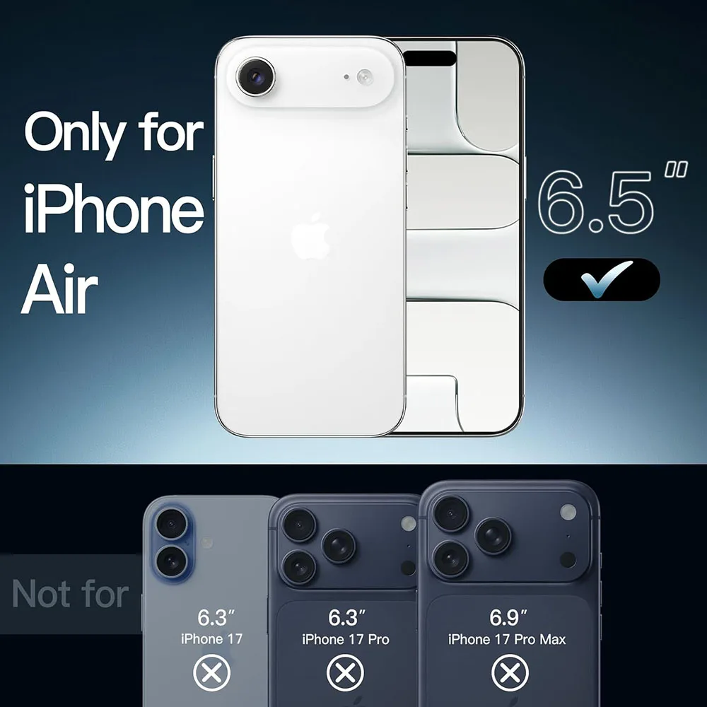 Magnetic For Magsafe Wireless Charging Case For iPhone Air 17Air Hybrid Hard Back Cover 17 Air Clear Silicone Soft Shell