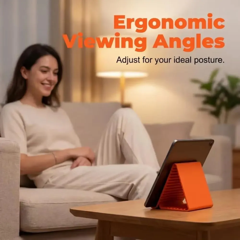 Lazy Portable Phone Stand Silicone Desktop Tablet Laptop Holder Creative Flexible Foldable Transforming Stand Travel Accessory