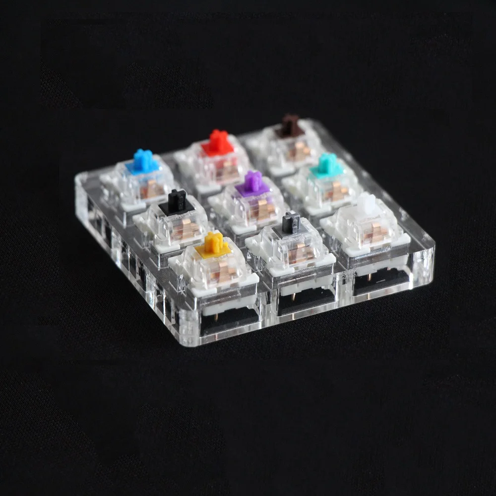 Outemu Switches Tester for Mechanical Keyboard Blue Red Brown Black Purple Green Gold Silver Silent White Axis Customize Gaming