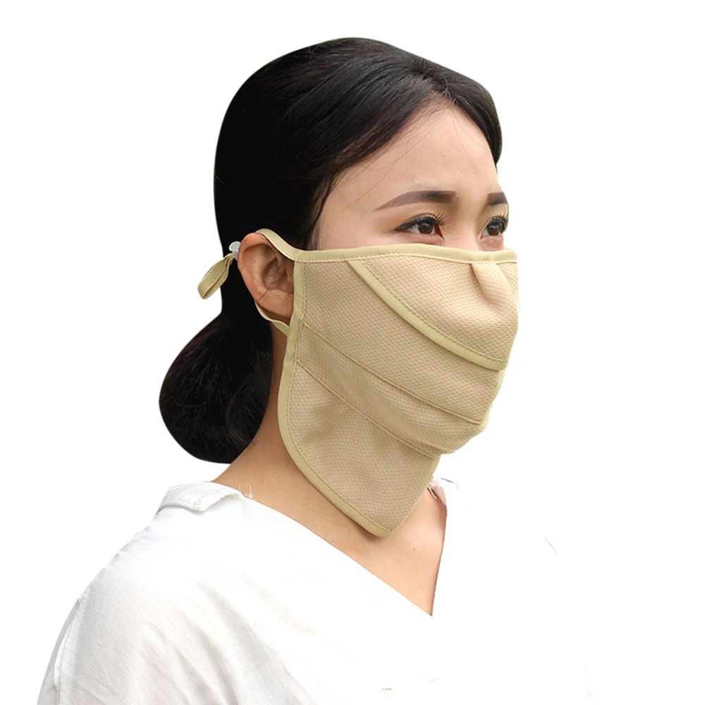 Sun UV Protection Mask Breathable Women Face Mask Cover Scarf Shield Neck Gaiter for Outdoor Running Drive Golf