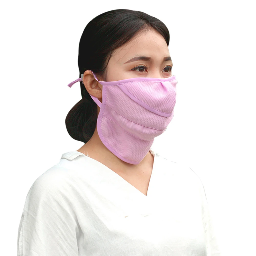 Sun UV Protection Mask Breathable Women Face Mask Cover Scarf Shield Neck Gaiter for Outdoor Running Drive Golf