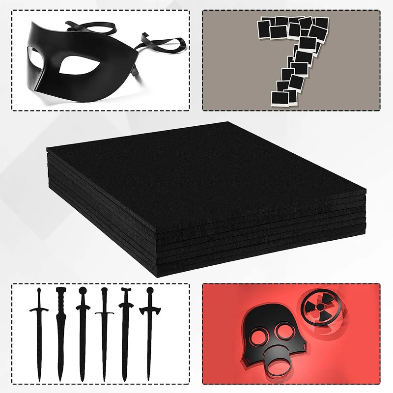 1pcs Both Smooth Environmentally-Friendly 3/5/10 mm Eva Foam Sheets, Craft Handmade Cos Play Material