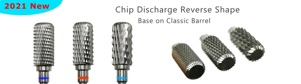 HYTOOS Fine Grit Diamond Nail Drill Bits 10pcs/Set Russian Cuticle Burr Manicure Drills Nails Accessories Tool