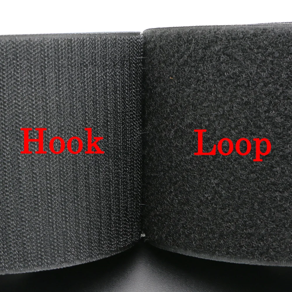 1 Pair 16/20/25/38/50/100mm Non-adhesive Hook and Loop Fastener Tape Sewing-on the Hooks Non-adhesive Magic Tape DIY 1meter