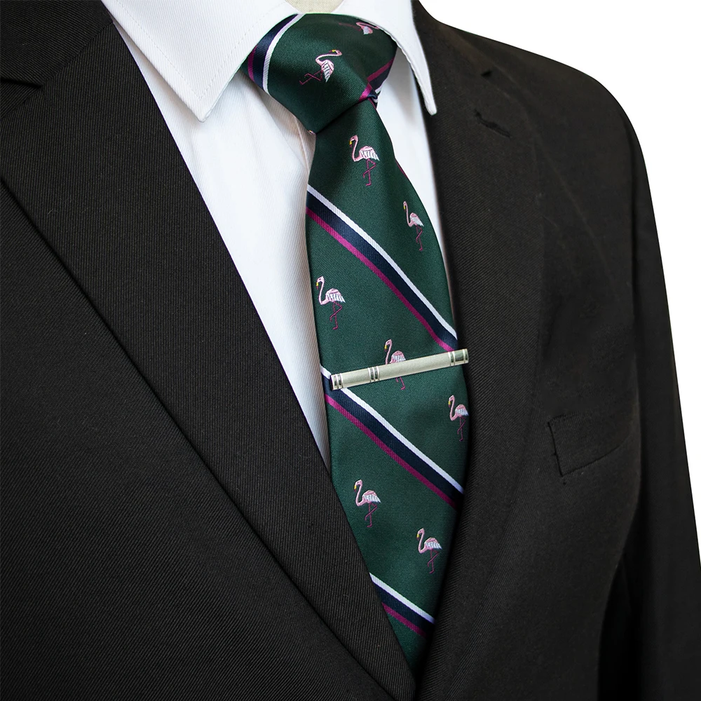 JEMYGINS New Design Animal Tie For Men Silk Woven Necktie 8cm Cartoon Dinosaur Fox Jacquard Fashion Party Wedding Gravata Gift