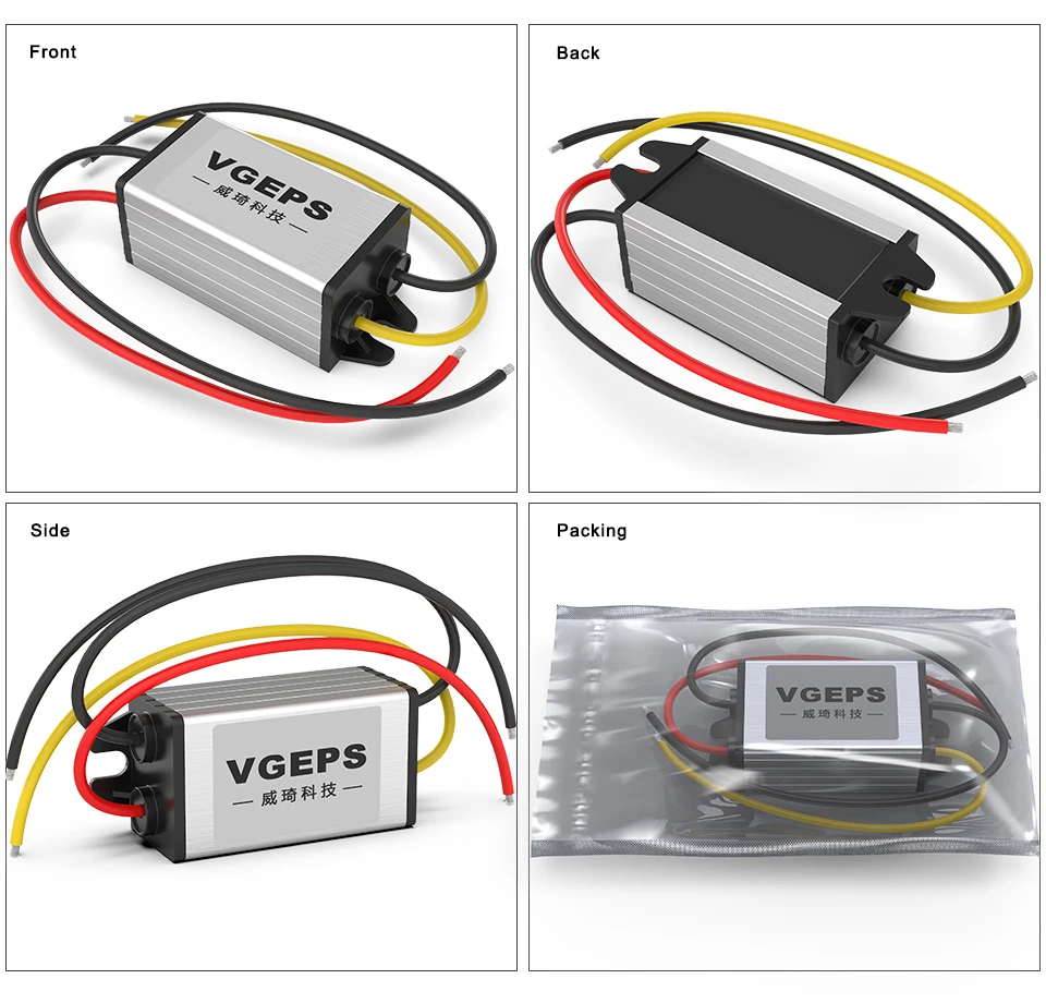 72V60V48V36V24V to 12V DC Step-Down Converter 24V to 12V Car Power Module 24V to 12V Waterproof Converter
