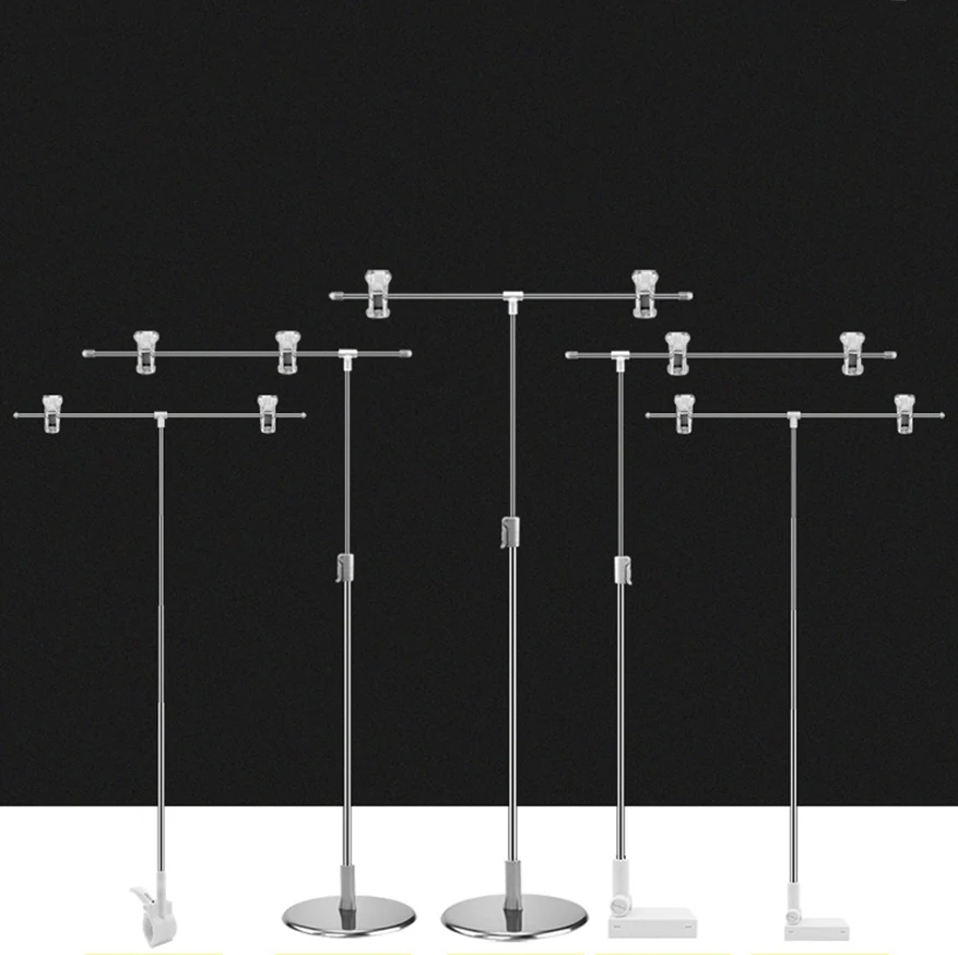Photography Photo Backdrop Stands Adjustable T-Shape Background Frame Support System Stands With Clamps for Video Studio